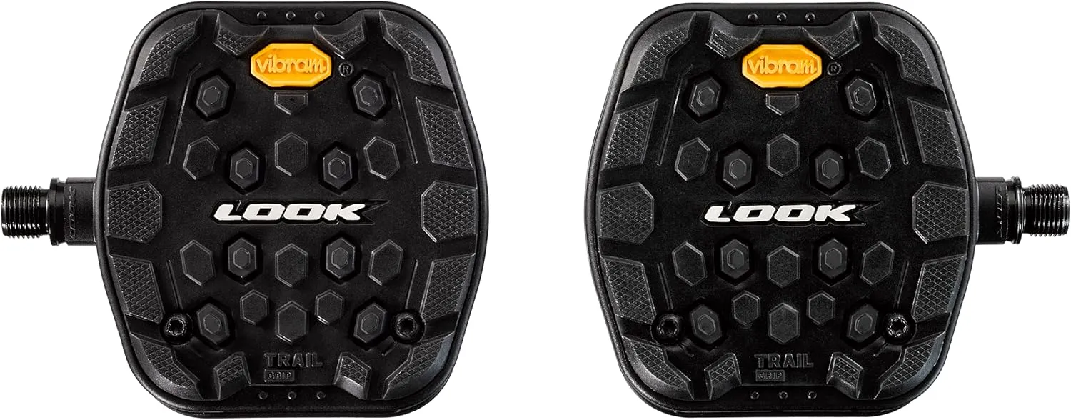 LOOK Cycle - Geo Trail Grip Bike Pedals - Flat Pedals - MTB Bike Pedal - Black, Red, Lime, Camo