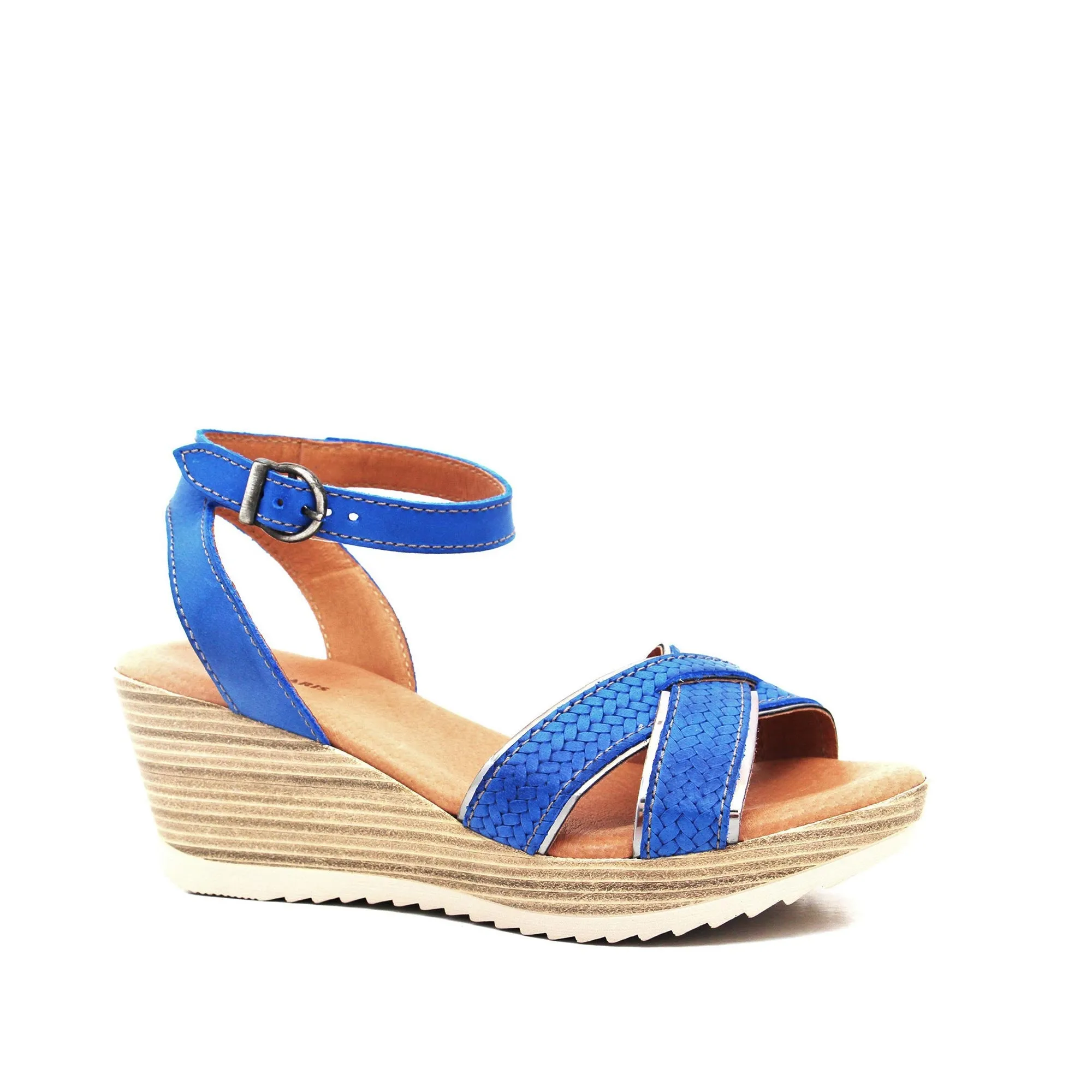Lucy Leather Wedge Sandal