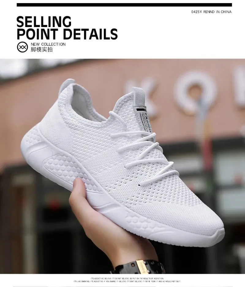 Massive markdown Soft Men Client-focused Sneakers Shoes de Comfortable Tennis Breathable Male Zapatillas Hombre Sole Outdoor 2 Mesh Sport Casual Anti-slip Shoe