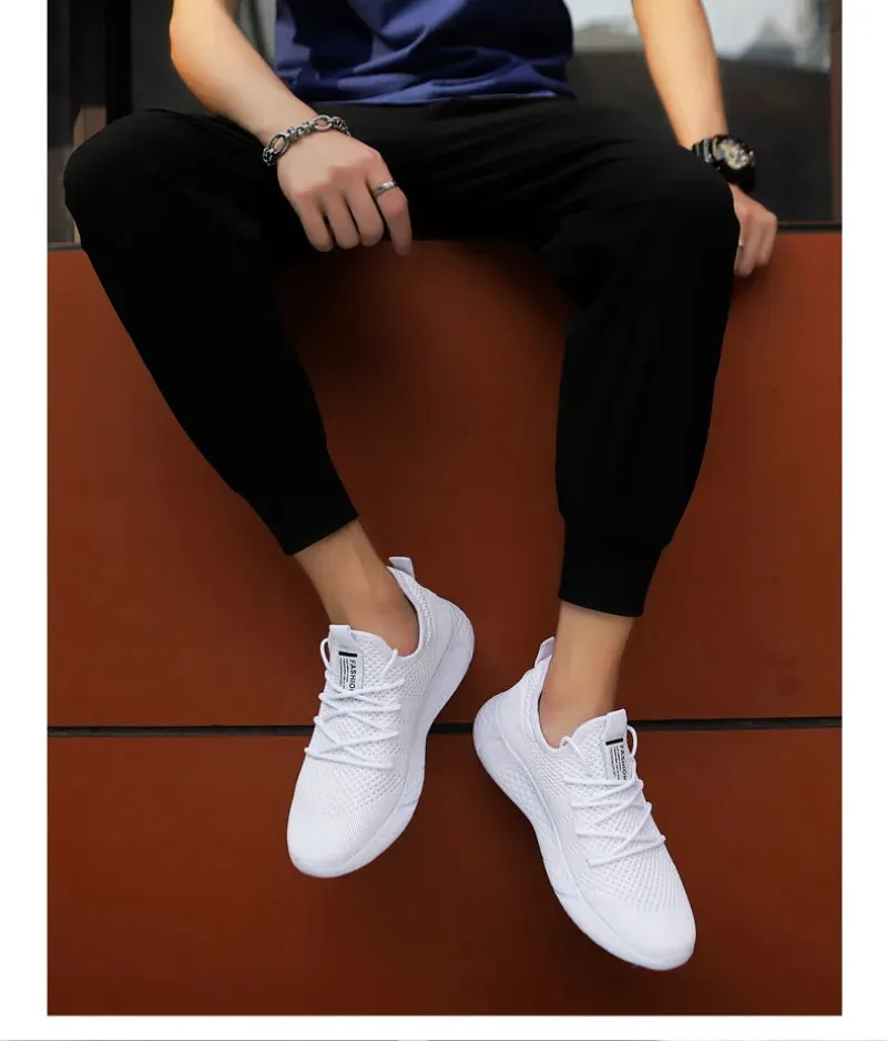 Massive markdown Soft Men Client-focused Sneakers Shoes de Comfortable Tennis Breathable Male Zapatillas Hombre Sole Outdoor 2 Mesh Sport Casual Anti-slip Shoe