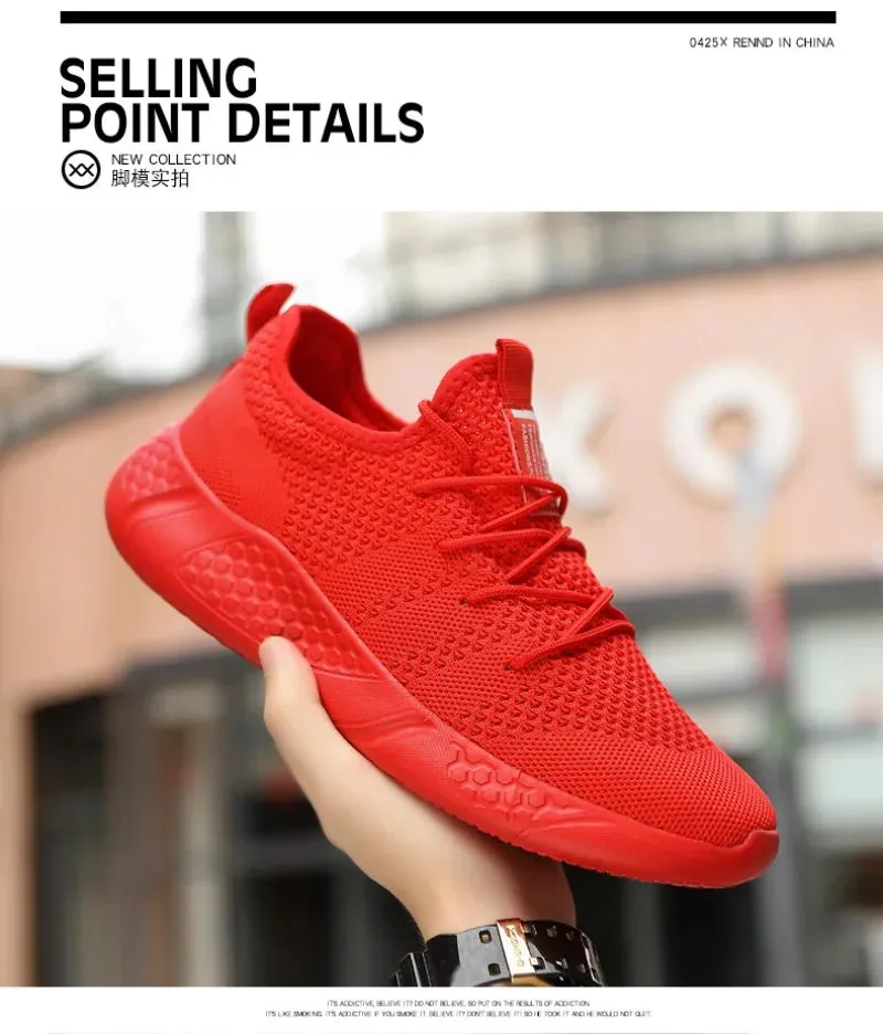 Massive markdown Soft Men Client-focused Sneakers Shoes de Comfortable Tennis Breathable Male Zapatillas Hombre Sole Outdoor 2 Mesh Sport Casual Anti-slip Shoe