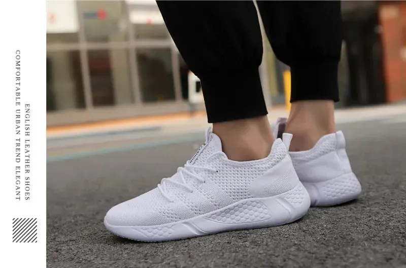Massive markdown Soft Men Client-focused Sneakers Shoes de Comfortable Tennis Breathable Male Zapatillas Hombre Sole Outdoor 2 Mesh Sport Casual Anti-slip Shoe