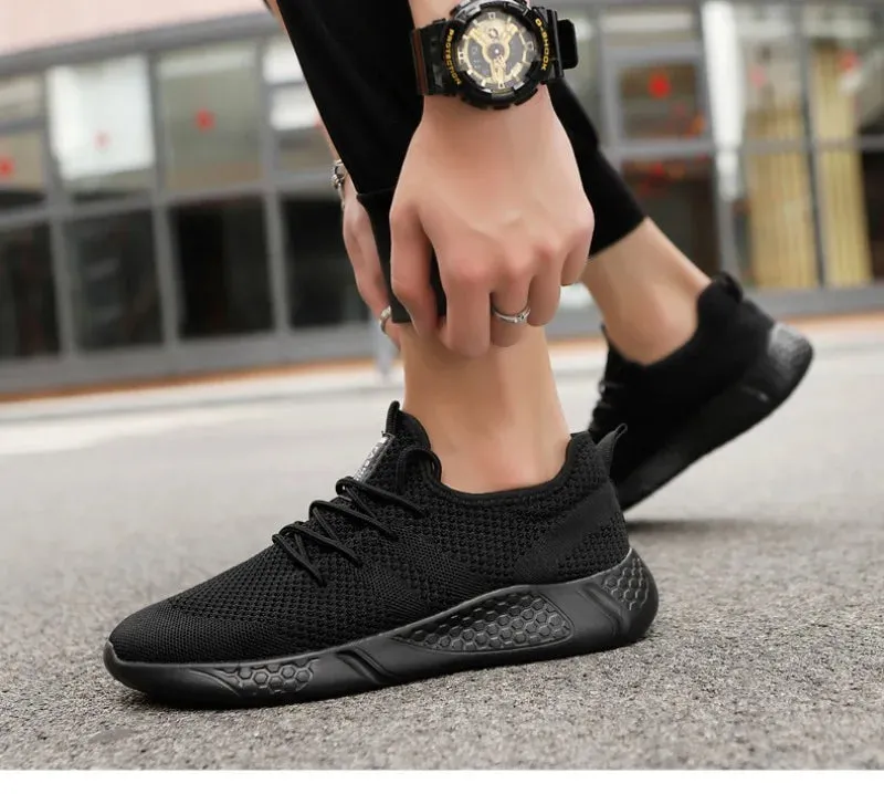 Massive markdown Soft Men Client-focused Sneakers Shoes de Comfortable Tennis Breathable Male Zapatillas Hombre Sole Outdoor 2 Mesh Sport Casual Anti-slip Shoe