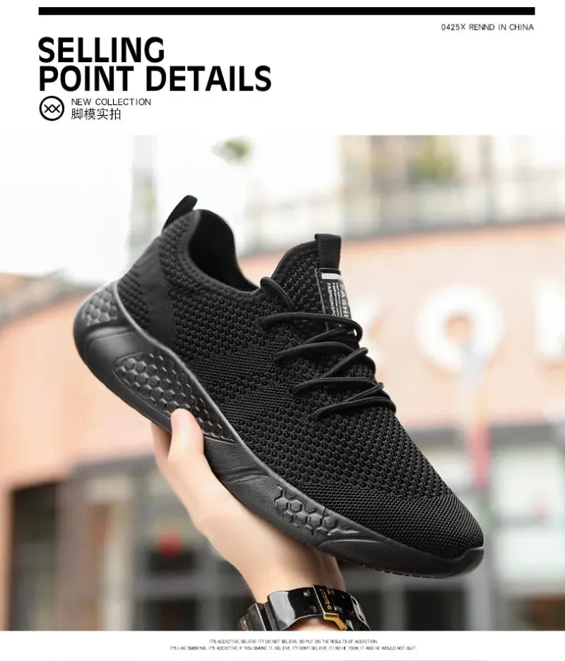 Massive markdown Soft Men Client-focused Sneakers Shoes de Comfortable Tennis Breathable Male Zapatillas Hombre Sole Outdoor 2 Mesh Sport Casual Anti-slip Shoe