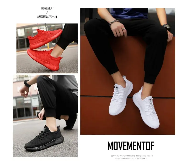 Massive markdown Soft Men Client-focused Sneakers Shoes de Comfortable Tennis Breathable Male Zapatillas Hombre Sole Outdoor 2 Mesh Sport Casual Anti-slip Shoe