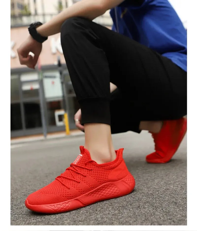 Massive markdown Soft Men Client-focused Sneakers Shoes de Comfortable Tennis Breathable Male Zapatillas Hombre Sole Outdoor 2 Mesh Sport Casual Anti-slip Shoe