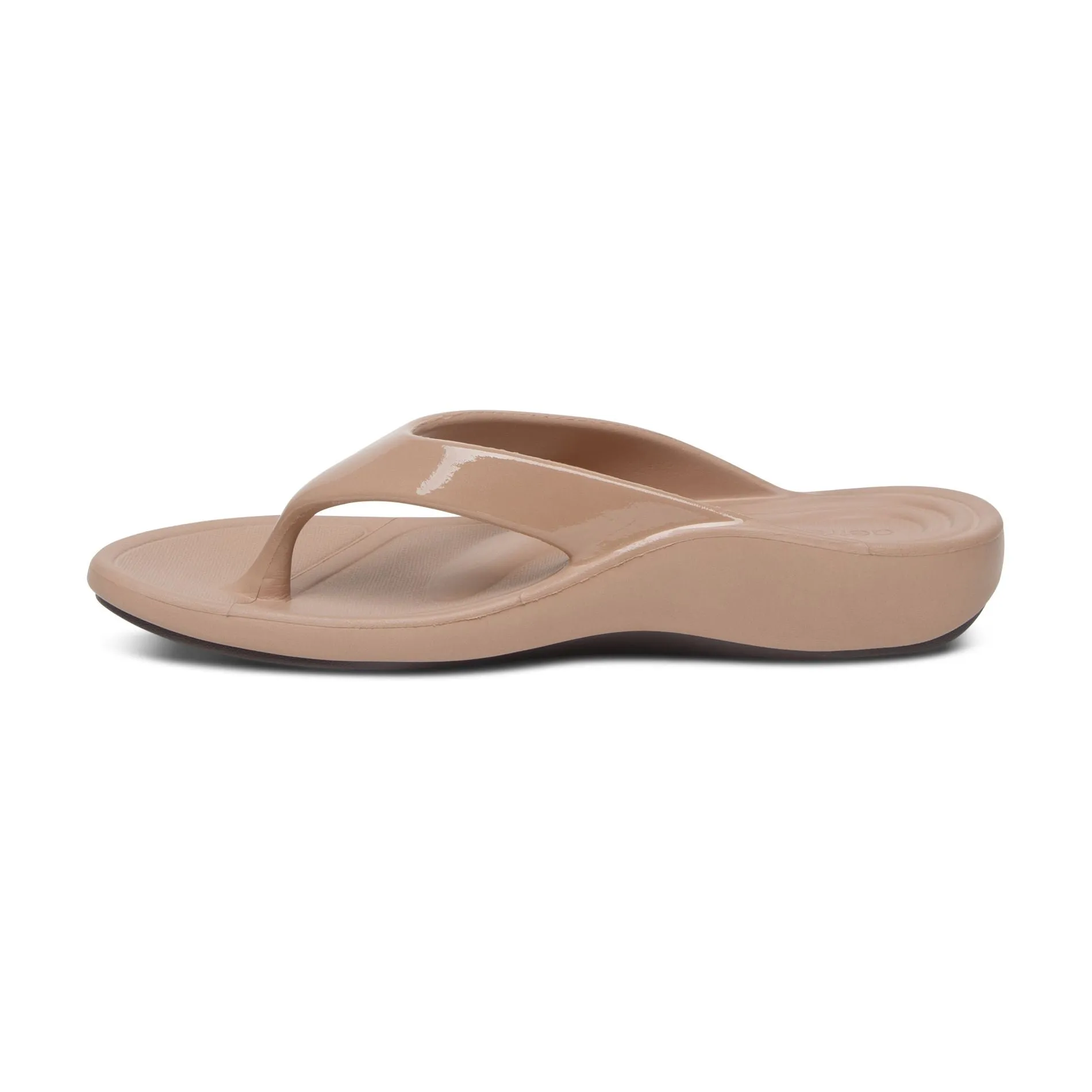 Maui Women's Mocha Toe Post Sandal - Aetrex