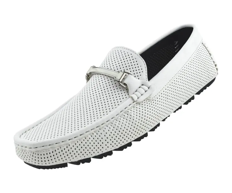 Men Classic  Driving Shoe- Cola