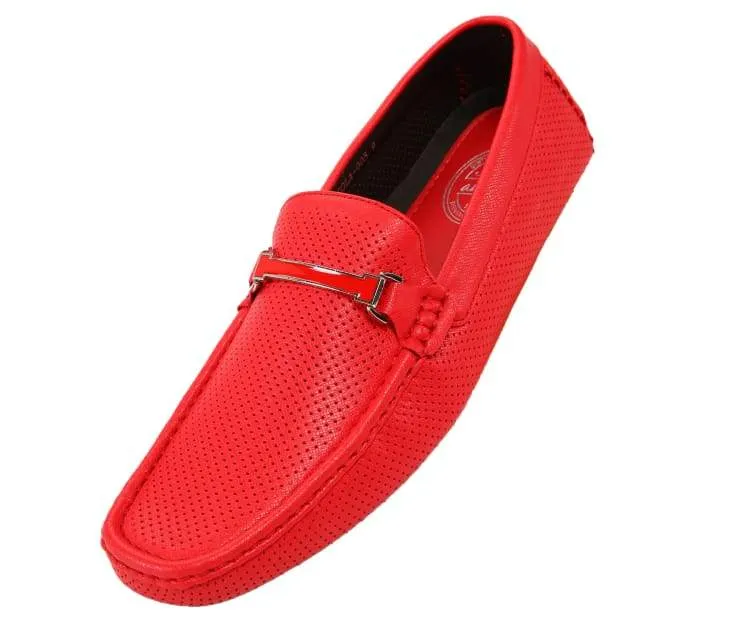 Men Classic  Driving Shoe- Cola