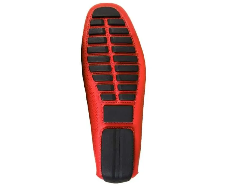 Men Classic  Driving Shoe- Cola
