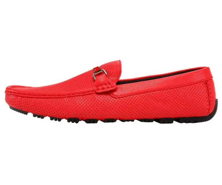 Men Classic  Driving Shoe- Cola