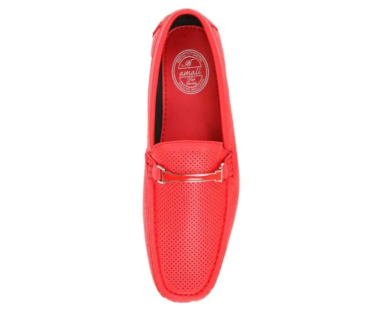 Men Classic  Driving Shoe- Cola