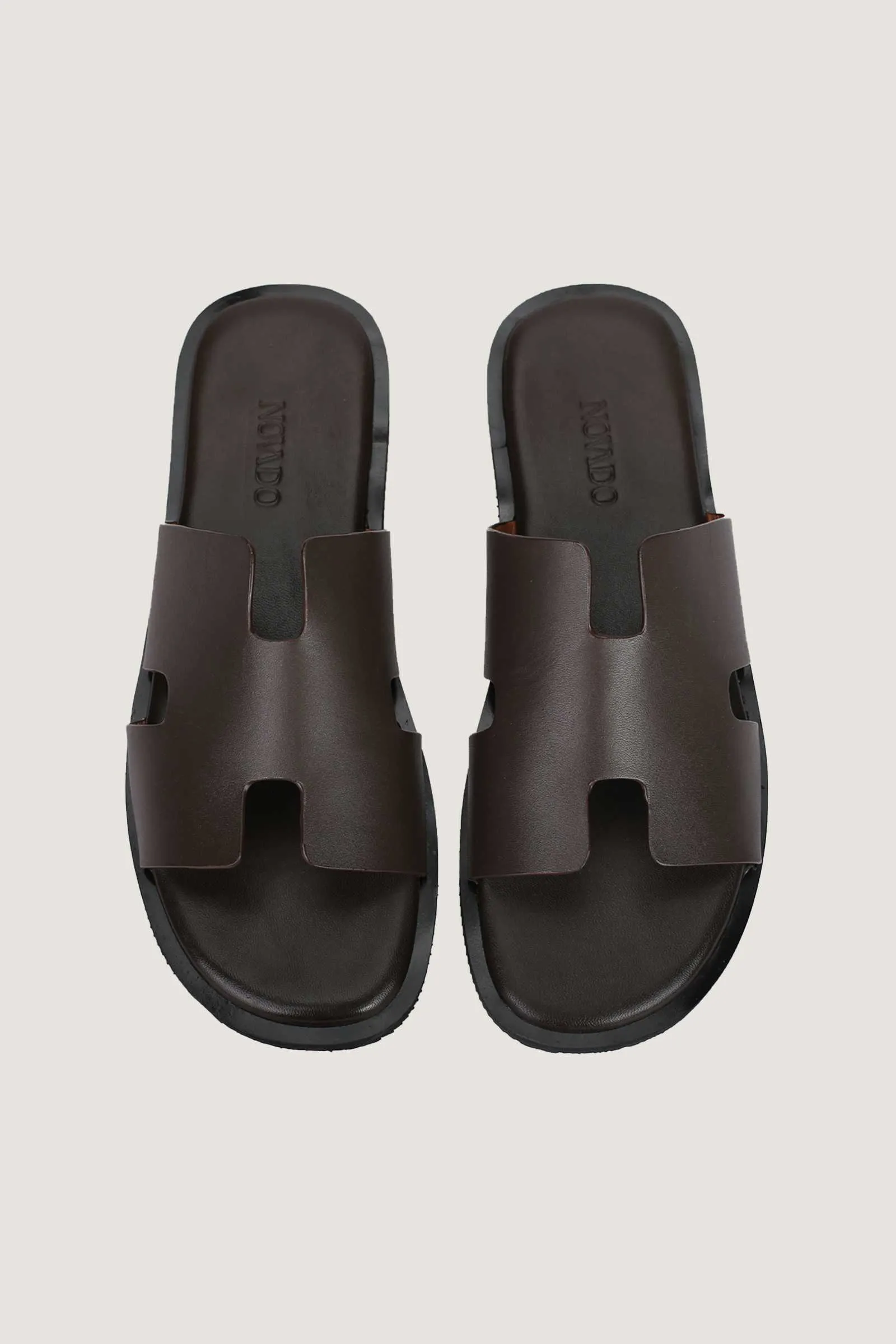 Men's H Style Leather Slipper