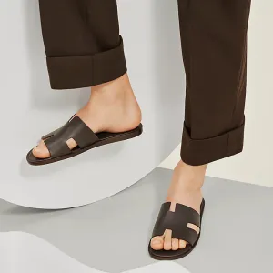 Men's H Style Leather Slipper