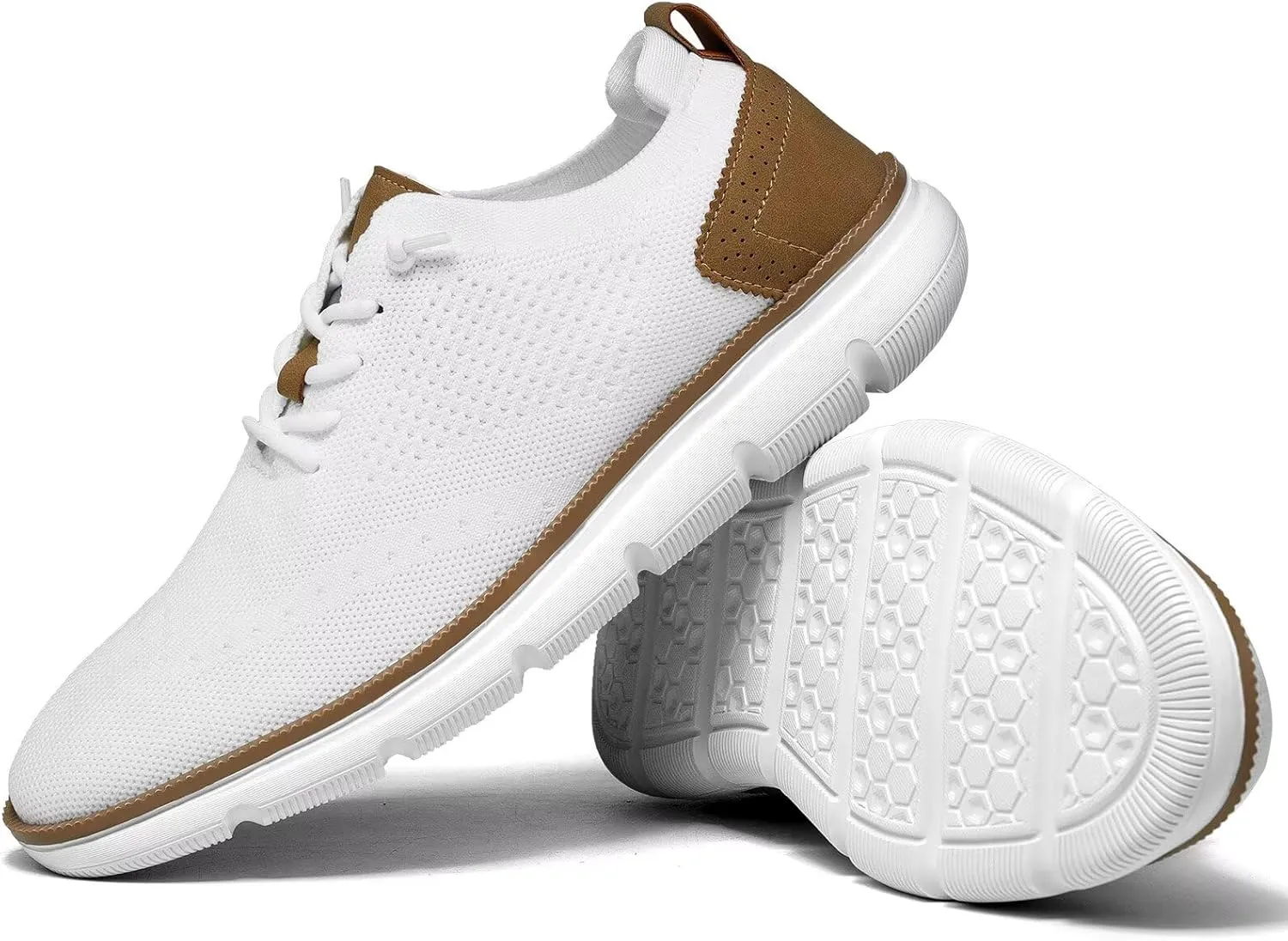 Men's Mesh Sneakers Oxfords Lace-Up Lightweight Casual Walking Shoes Dress Shoes Fashion Sneakers Walking Shoes