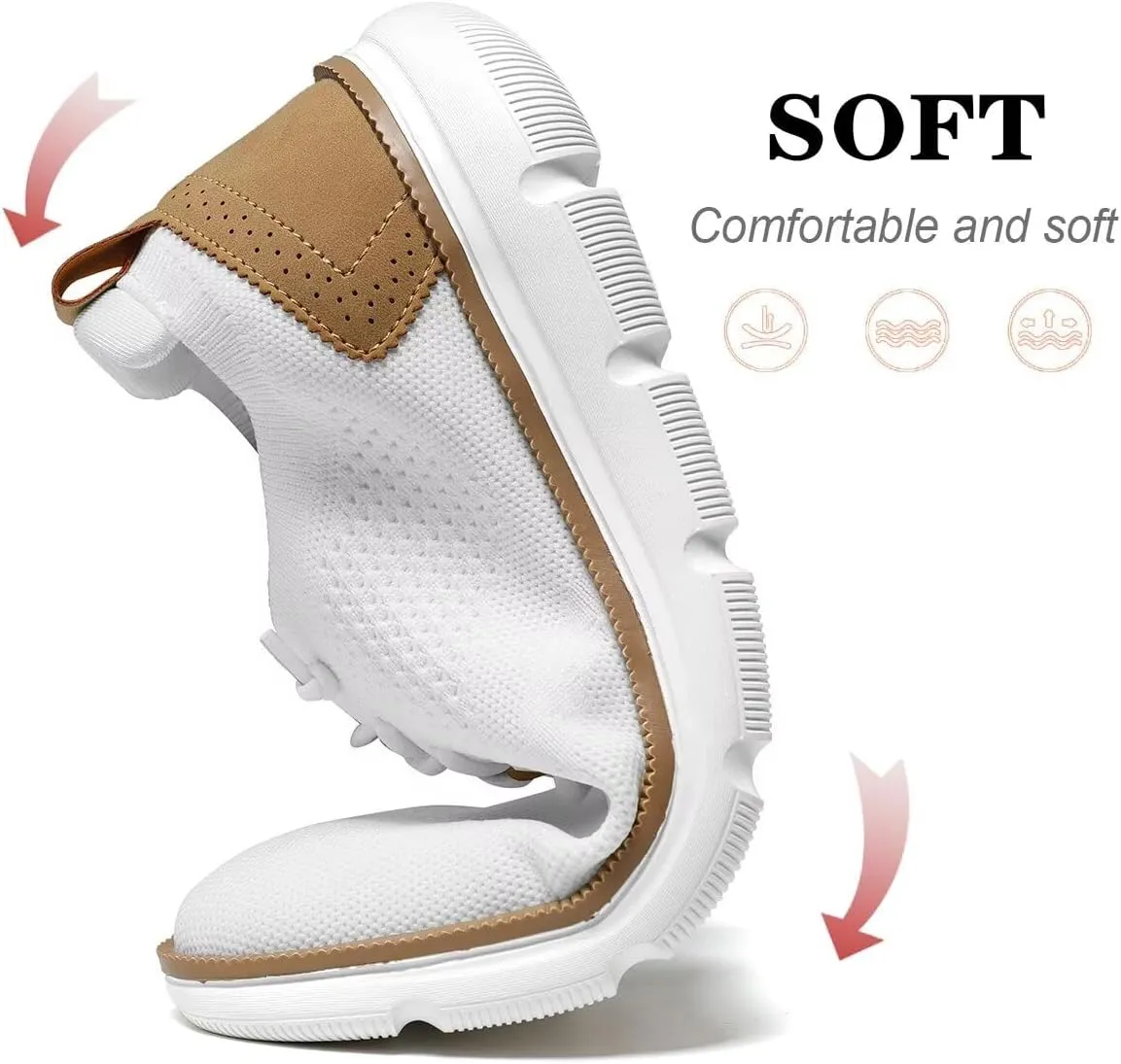 Men's Mesh Sneakers Oxfords Lace-Up Lightweight Casual Walking Shoes Dress Shoes Fashion Sneakers Walking Shoes