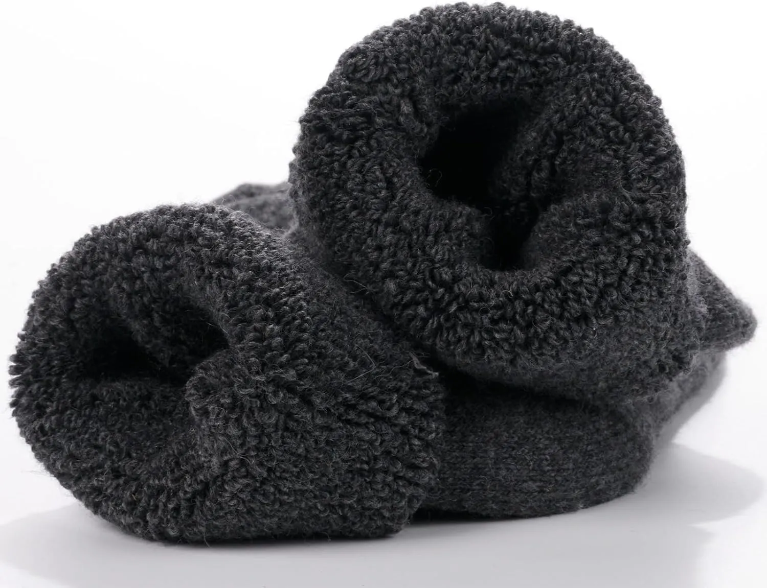 Men's Winter Warm Wool Socks Thermal Cozy Socks Hiking Soft Casual Socks for Men