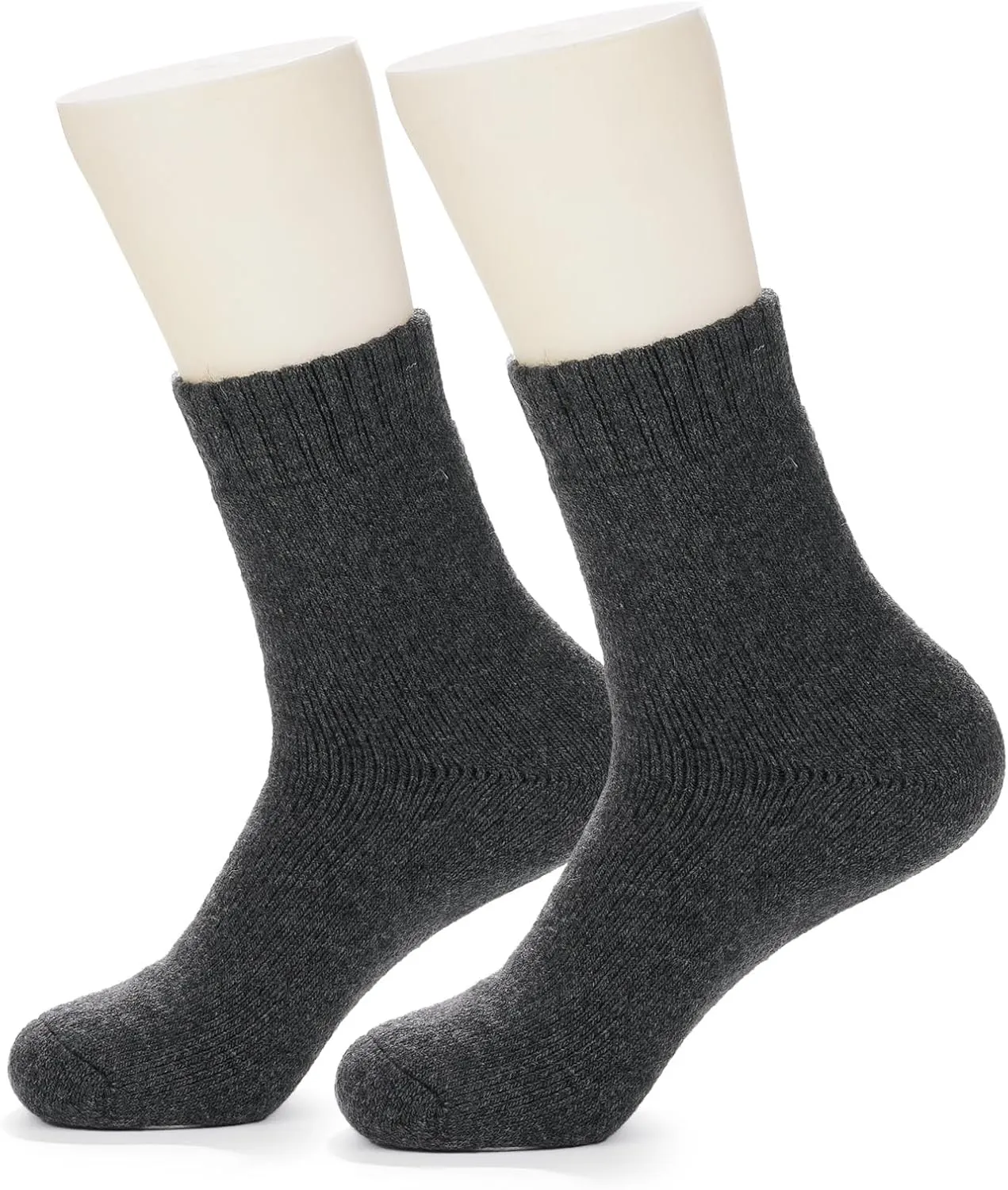 Men's Winter Warm Wool Socks Thermal Cozy Socks Hiking Soft Casual Socks for Men