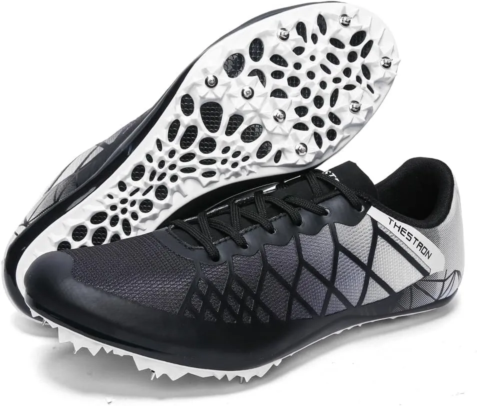 Mens Womens Boys Girls Spikes Athletics Racing Running Shoes Track and Field Sneaker …