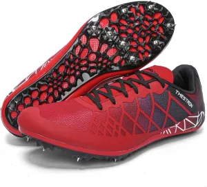 Mens Womens Boys Girls Spikes Athletics Racing Running Shoes Track and Field Sneaker …