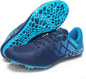 Mens Womens Boys Girls Spikes Athletics Racing Running Shoes Track and Field Sneaker …