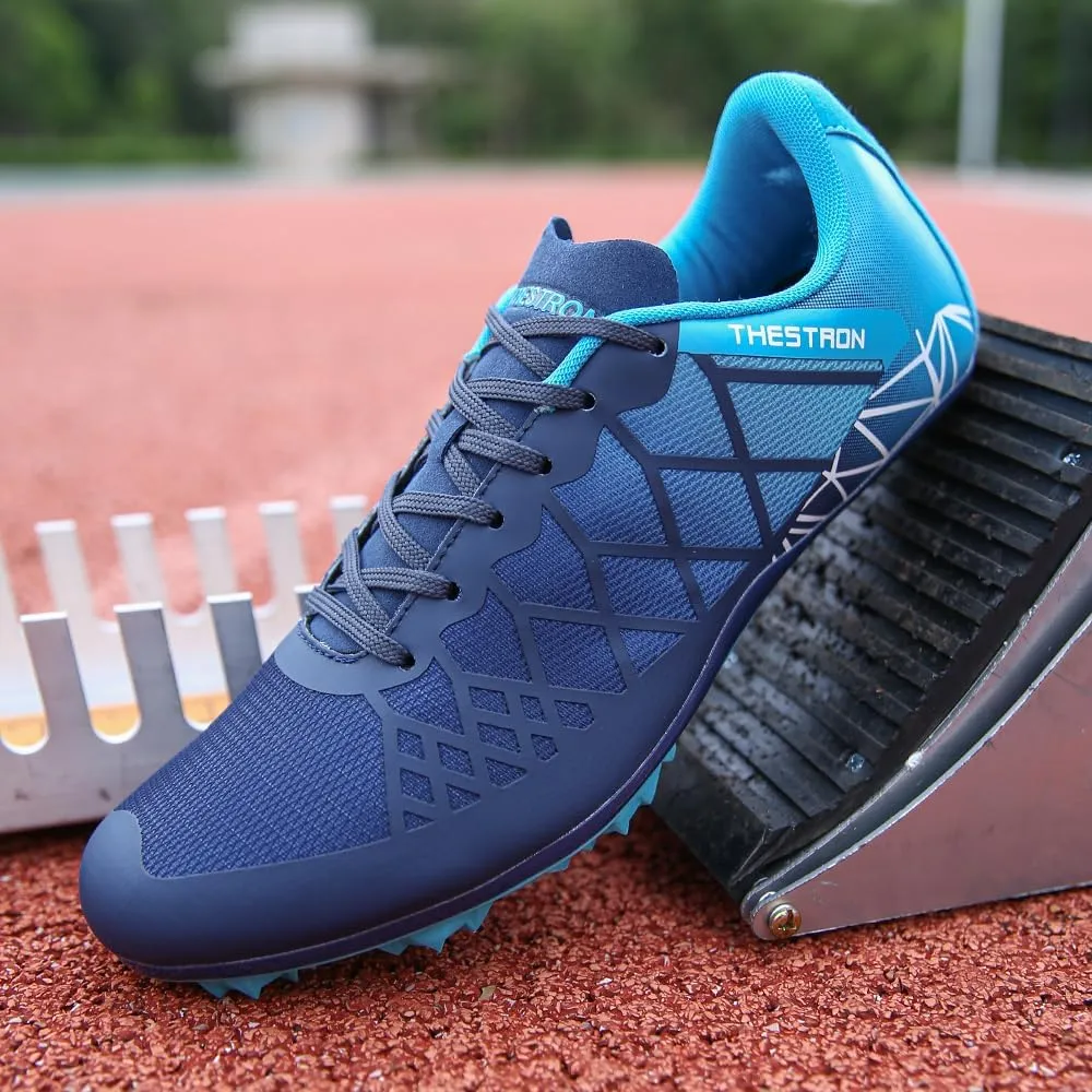 Mens Womens Boys Girls Spikes Athletics Racing Running Shoes Track and Field Sneaker …