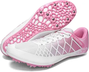 Mens Womens Boys Girls Spikes Athletics Racing Running Shoes Track and Field Sneaker …