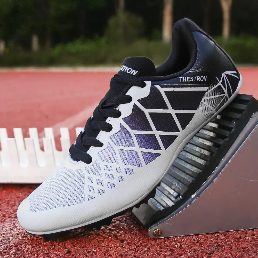 Mens Womens Boys Girls Spikes Athletics Racing Running Shoes Track and Field Sneaker …