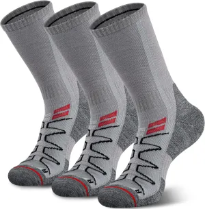 Merino Wool Hiking Socks for Cold Weather Socks Thermal Warm Crew Winter Boot Cushion Socks