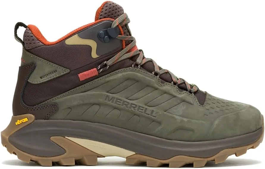 Merrell Men's Moab Speed 2 Leather Mid Waterproof Hiking Shoe