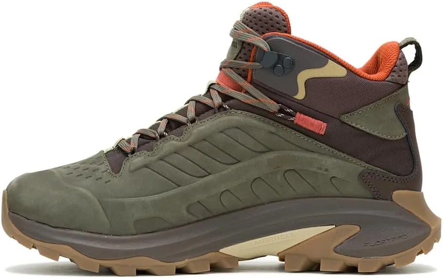 Merrell Men's Moab Speed 2 Leather Mid Waterproof Hiking Shoe