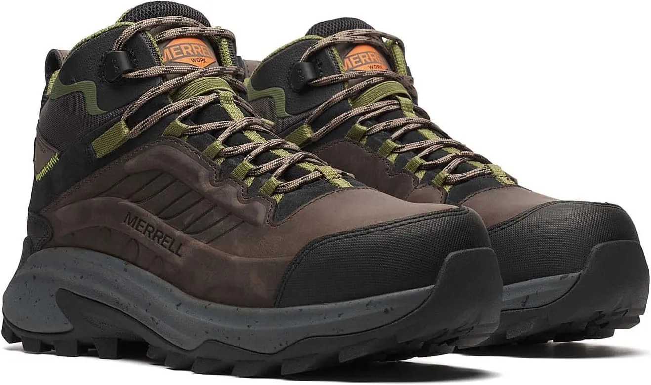 Merrell Men's Moab Speed 2 Mid Lx Construction Boot