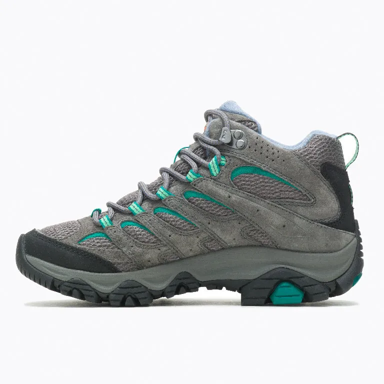 Merrell Moab Mid GTX - Ladies Gore-Tex Hiking Boot in Grey/Green