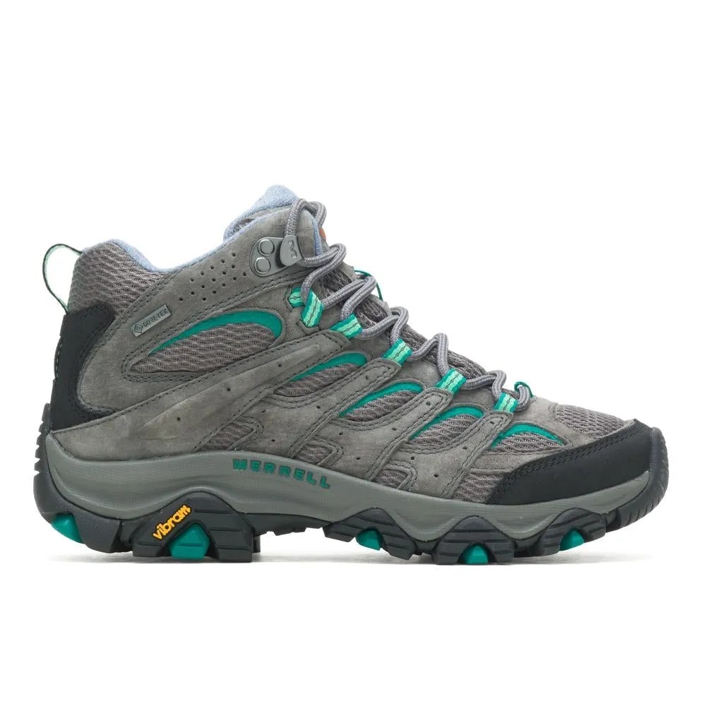 Merrell Moab Mid GTX - Ladies Gore-Tex Hiking Boot in Grey/Green