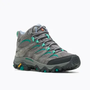 Merrell Moab Mid GTX - Ladies Gore-Tex Hiking Boot in Grey/Green