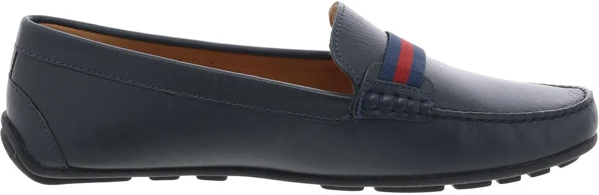 MJNY Womens Casual Comfortable Genuine Leather Lightweight Driving Moccasins Classic Fashion Webstrap Slip On Ladies Driving Loafer Flat Shoes