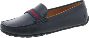 MJNY Womens Casual Comfortable Genuine Leather Lightweight Driving Moccasins Classic Fashion Webstrap Slip On Ladies Driving Loafer Flat Shoes