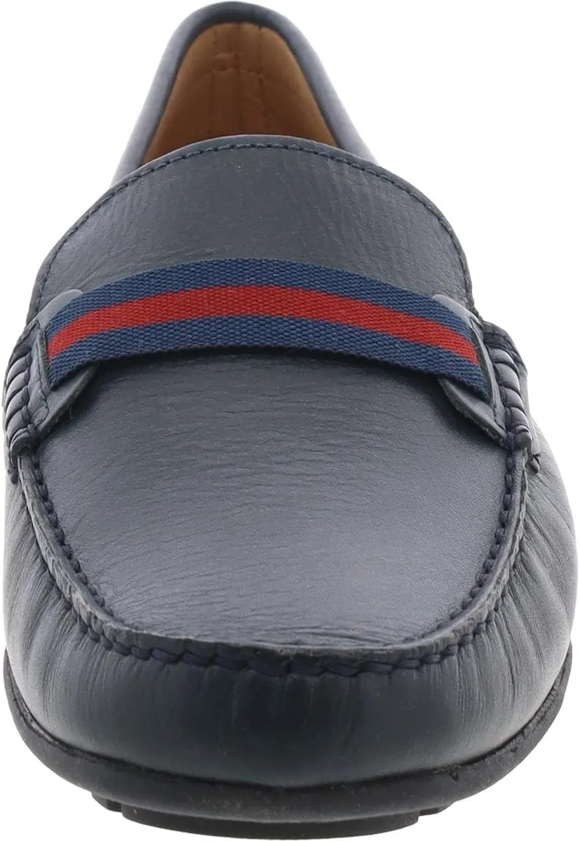 MJNY Womens Casual Comfortable Genuine Leather Lightweight Driving Moccasins Classic Fashion Webstrap Slip On Ladies Driving Loafer Flat Shoes