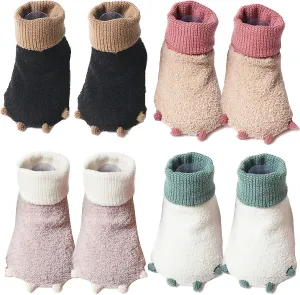 Monster Baby Boy Girl Toe Slippers Socks Shoes - Dinosaur Child Kid Slippers Babies Kids Girl's Boys Toddler Floor Socks Shoes Slipper Stay-on One Size Multicolor