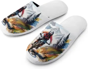 Mountain Biking Wilderness Women's Slipper Non Slip Comfortable Winter Warm Home House Shoes