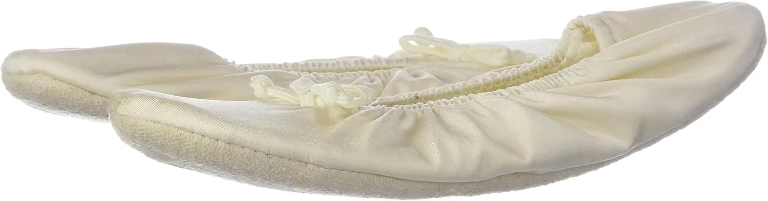 MUK LUKS Women's Stretch Satin Ballerina Slipper