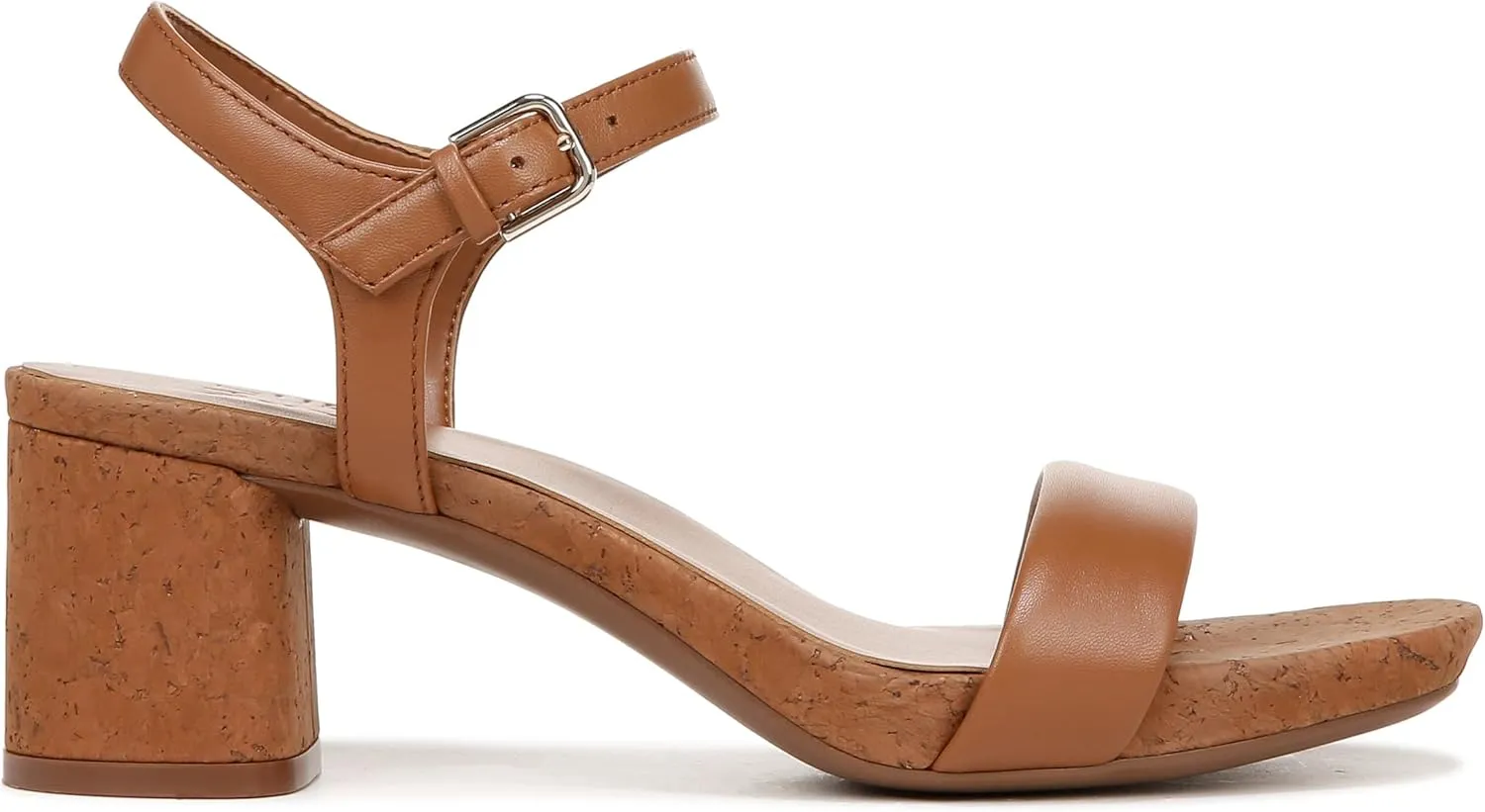 Naturalizer womens Izzy Block Heel Ankle Strap Sandal