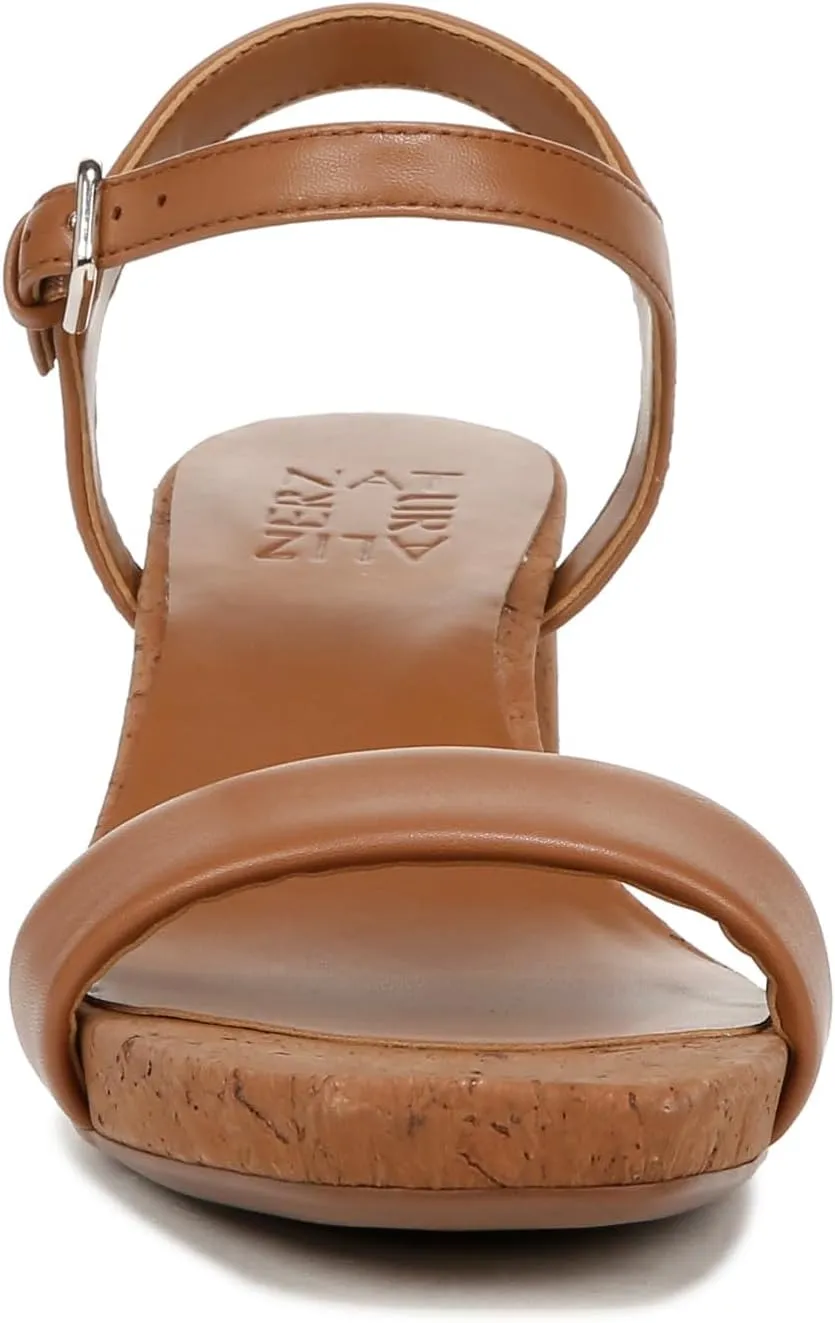 Naturalizer womens Izzy Block Heel Ankle Strap Sandal