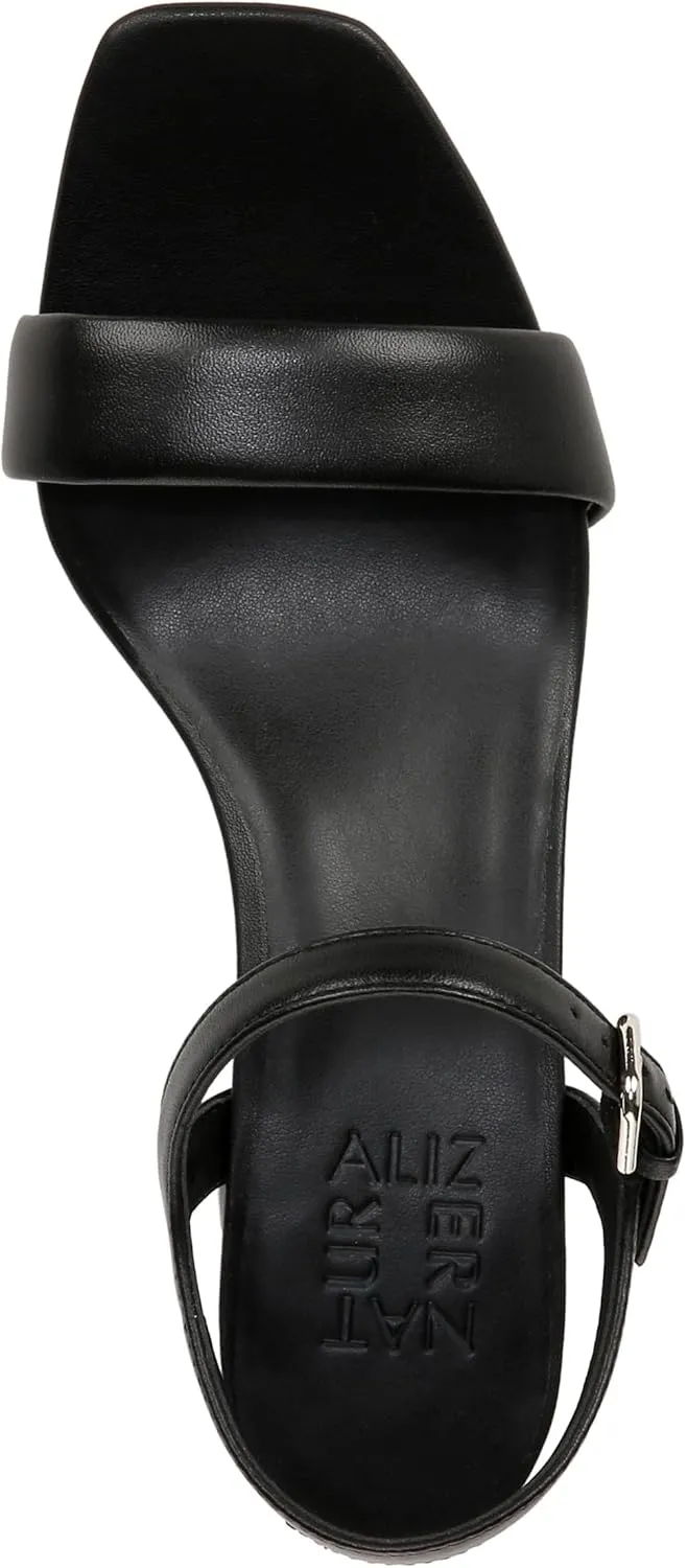 Naturalizer womens Izzy Block Heel Ankle Strap Sandal
