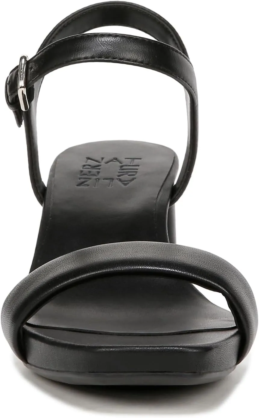 Naturalizer womens Izzy Block Heel Ankle Strap Sandal