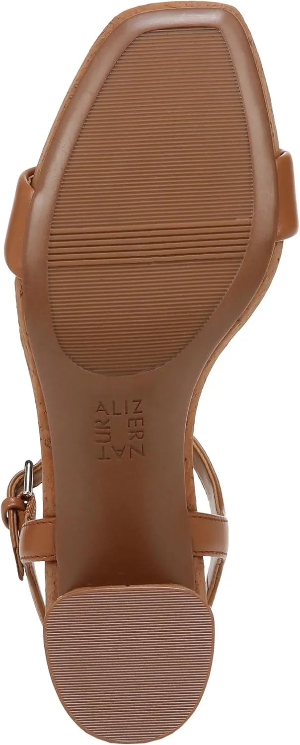 Naturalizer womens Izzy Block Heel Ankle Strap Sandal
