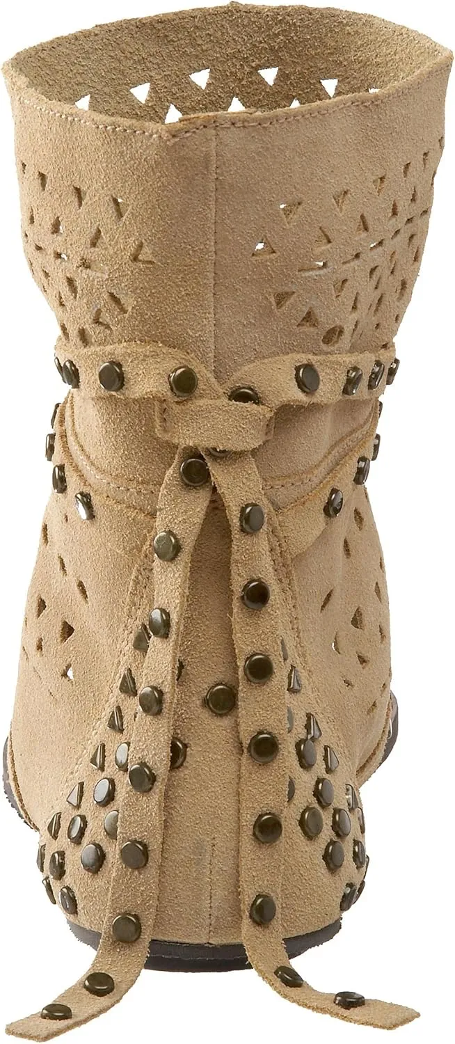 Naughty Monkey Women's Flash Dash Studded Ankle-High Sandal