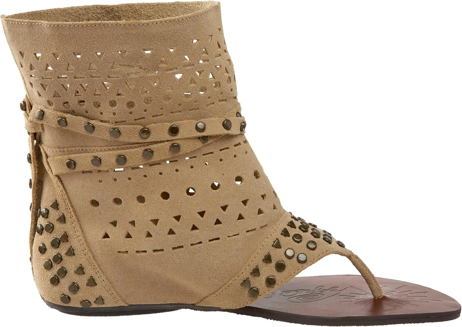 Naughty Monkey Women's Flash Dash Studded Ankle-High Sandal