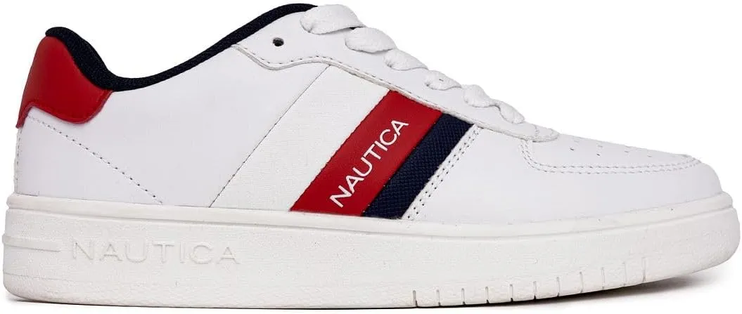 Nautica Kids Boys Lace-Up Fashion Sneakers Low-Top Dress Shoes for Youth - (Big Kid/Little Kid)