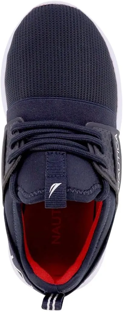 Nautica Kids Girls Metallic Fashion Sneaker Lace-Up Athletic Running Shoe I kappil I (Big Kid - Little Kid - Toddler)
